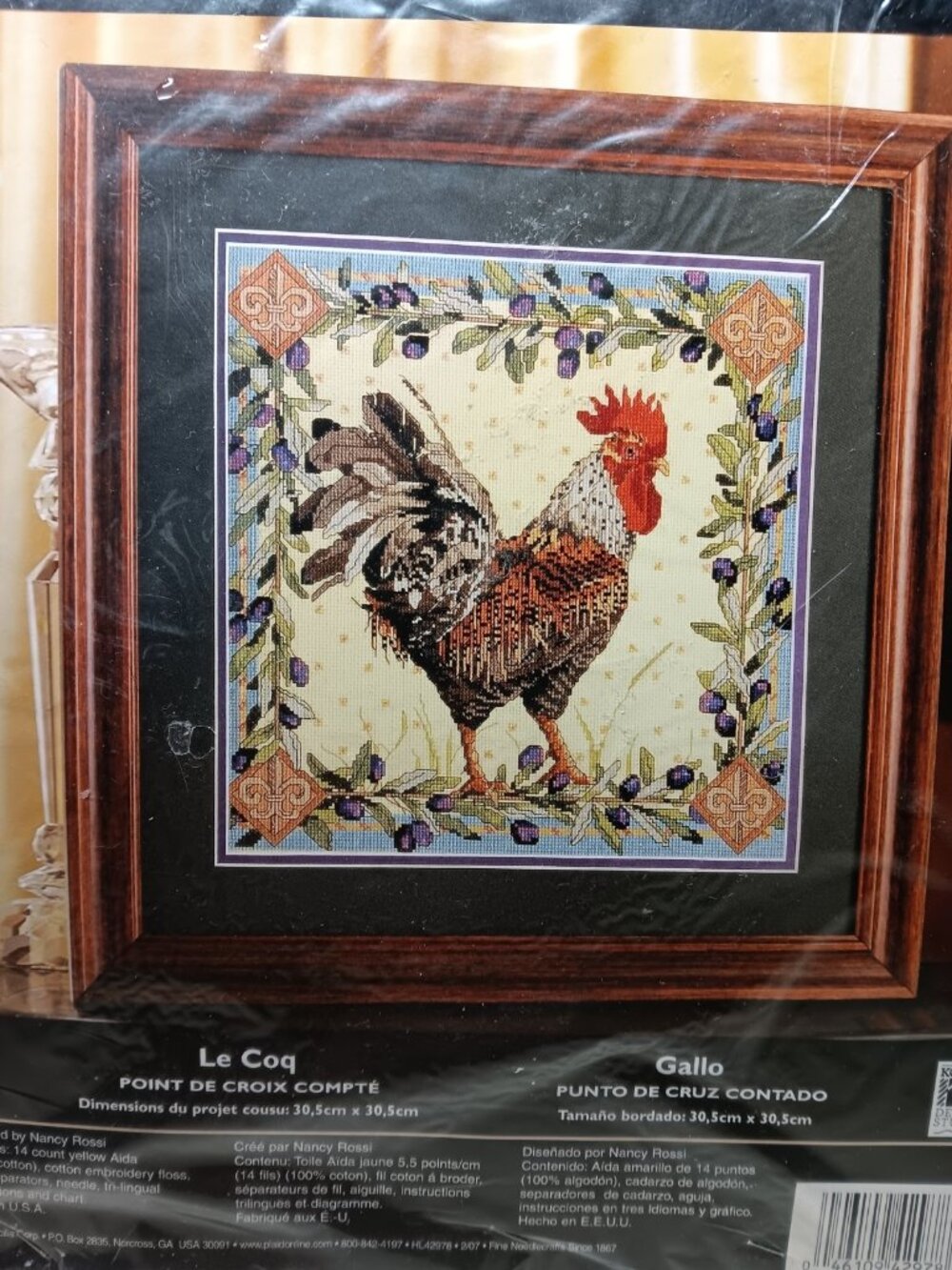 Plaid Bucilla Cross Stitch Kit Rooster 42978  from 2007